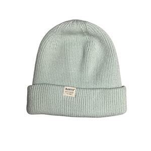 Barts Kids Girls Boys Unisex Blue Ribbed Knit Cuffed Bonnet Beanie Hat OS